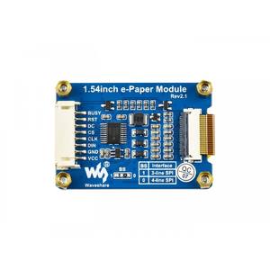 Waveshare 1,54 Zoll E-Ink Display Schwarz/Weiß E-Paper 200x200 Auflösung SPI-Schnittstelle, für Raspberry <span class=keywords><strong>Pi</strong></span>, Unterstützt Teilaktualisierung - Product Image 3