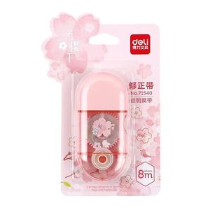 Deli Cherry Blossom Correction <b>Tape</b> 5mm 8m Portable For Students - Product Image 2