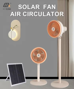 Ventilador de Circulación de Aire Solar Fuzhao de 25W con Panel Solar, 7 Horas de Funcionamiento, Puerto de Carga AC Vertical y Función de Oscilación - Product Image 2