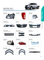 Lampu depan belakang untuk Great Wall Wingle, 5 semua seri bagian lampu depan lampu belakang DRL lampu berjalan siang hari Fender kaca spion