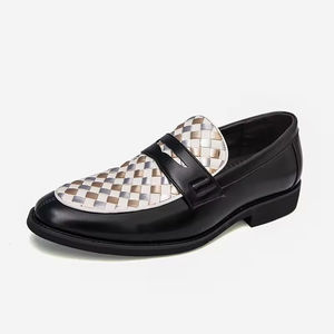 Zapatos Oxford de Alta Calidad para Hombre, Formales de Negocios, de Cuero Genuino, con Cierre de Cordones, Diseño Evergreen, Sensación de Alta Gama, de Una Pieza - Product Image 6