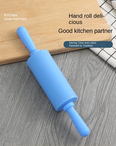 New kích thước nhỏ Silicone cán <span class=keywords><strong>pin</strong></span> nhựa cán <span class=keywords><strong>Pin</strong></span> cho nhà bếp hộ gia đình Baking công cụ cho cán bột bánh bao Pastry - Product Image 5