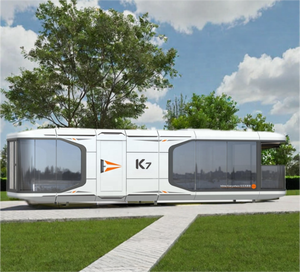 Rumah <span class=keywords><strong>Prefab</strong></span> Modern Mewah Kabin Kapsul Ruang Hemat Hunian Mobile Wisata Rumah <span class=keywords><strong>Prefab</strong></span> Kontainer <span class=keywords><strong>Hotel</strong></span> Terbuat dari Baja Kaca - Product Image 1