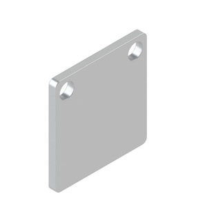 แผ่นอะลูมิเนียมเสริมสำหรับรั้วนิรภัยเครื่องจักร 2 รู ยี่ห้อ Ant Factory - Product Image 1