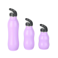 Bouteille d'eau sport en acier inoxydable de qualité alimentaire en forme de gourde avec isolation thermique, écologique, capacité 350-700 ml