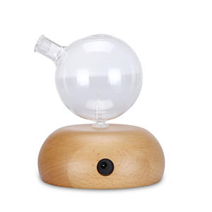 Difusor de Aroma de Vidrio YXKX-014 de 0.5L con Base de Madera, Luz LED, Tipo Niebla, Alimentación USB, Uso Doméstico y Comercial - Product Image 2