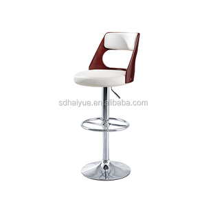 <span class=keywords><strong>Chaise</strong></span> à la mode de tabouret de <span class=keywords><strong>bar</strong></span> de dossier de contreplaqué/tabouret de <span class=keywords><strong>bar</strong></span> réglable en métal HY2027H - Product Image 2