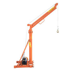 <strong>Mini</strong> <strong>Construction</strong> <strong>Lift</strong> 500Kg 1000Kg Hoist Outdoor Crane Roof Lifting Machine Mobile Crane - Product Image 2