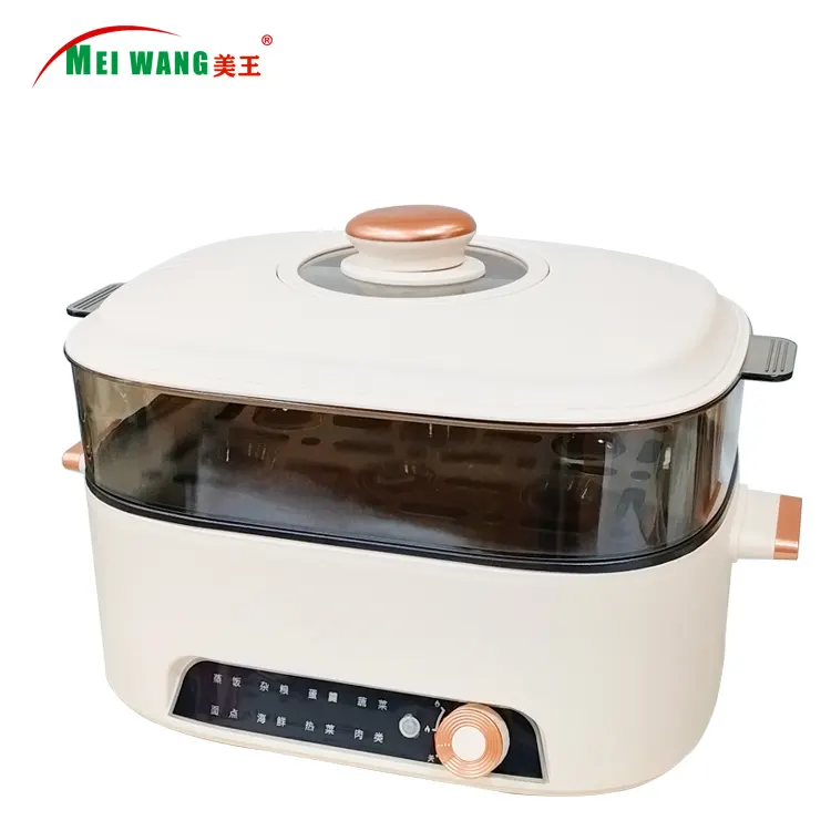 Meiwang-Poêle à frire électrique multifonction 5L, non collante, poêle à steak pour la cuisine domestique