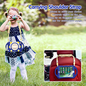 Ốp Lưng Trẻ Em Thiết Kế Dễ Thương Hình Mèo <span class=keywords><strong>3D</strong></span> Thông Dụng Ốp Lưng Máy Tính Bảng Silicon Cho <span class=keywords><strong>iPad</strong></span> Mini 5/4/3/2/1 Có Dây Đeo Vai Chân Đế Dây Đeo Tay - Product Image 4