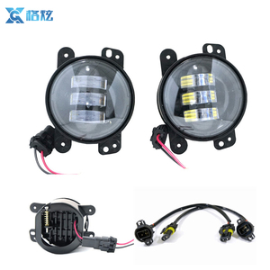 4 pouces rond 12 V 24 V <span class=keywords><strong>30</strong></span> W LED antibrouillard pour suzuki mercedes w202 accessoires 9005 À H16 conversion Adaptateur - Product Image 4