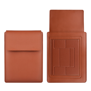 Bolsa DE ORDENADOR DE NEGOCIOS Laptops Mouse Case Set Pu impermeable <span class=keywords><strong>14</strong></span> 13 15 pulgadas Bolsa de ordenador portátil Soporte de manga de cuero - Product Image 4