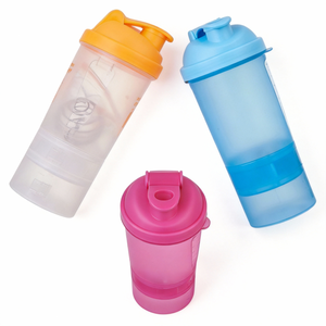 जिम फिटनेस के लिए ट्रेंडी कस्टम इको फ्रेंडली प्लास्टिक पोर्टेबल प्रोटीन शेकर बोतल जिम फिटनेस के लिए प्रचार विज्ञापन उपहार सस्ता - Product Image 6
