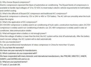 Compresseur Boyard HVAC sans balais DC 48 volts pour voiture électrique, tricycle réfrigéré pour crème glacée - Product Image 5