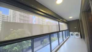 Stores à enroulement électriques motorisés sur mesure, extra larges, résistants au vent et à la pluie, pare-soleil, avec télécommande pour <span class=keywords><strong>projection</strong></span> 100% - Product Image 6