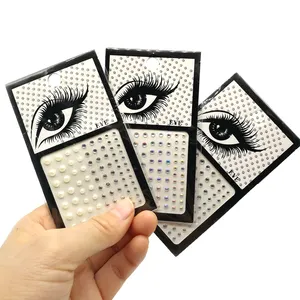 2023 Fashion Women Tattoo Sticker Glitter Diamond Makeup Eyeliner Eyeshadow Face Sticker Jewel Eyes Makeup Crystal Stickers