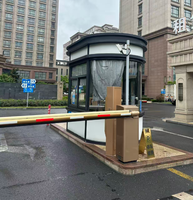 Kiosque temporaire portable très demandé, maison préfabriquée, casier de sécurité, poste de garde préfabriqué, conteneur de sécurité, camion-restaurant