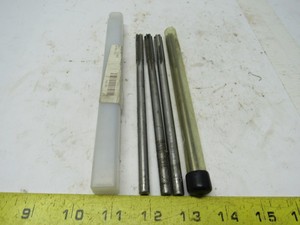 PLC 3/8" Chucking Reamers Assorted Lot/5 USA <strong>Mfgs</strong>. 4&amp;amp;6 Flute 7" W/ 1-3/4" Flutes Warranty Product - Product Image 1
