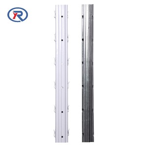 Poste de Metal Galvanizado <span class=keywords><strong>para</strong></span> Viñedos, Marco de PVC con Diseño Simple, Accesorios <span class=keywords><strong>para</strong></span> Cercas Agrícolas de Exterior - Product Image 4
