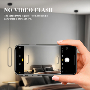 Nhà máy trực tiếp tối giản thời trang màu đen khung 40cm 130cm hiện đại đơn giản LED ánh sáng mặt dây chuyền - Product Image 4