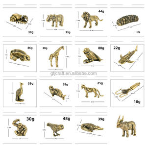 Tier Messing Löwe Ornamente Schreibtisch Dekoration Löwe Spielzeug Handwerk - Product Image 6