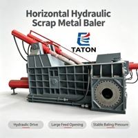Presse à balles de ferraille entièrement automatique haute densité avec contrôle PLC pour le recyclage des métaux ferreux et non ferreux