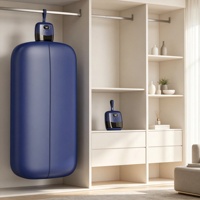 Séchoir à linge électrique portable double moteur à vent puissant, contrôle numérique de la température via application, stérilisation, compact