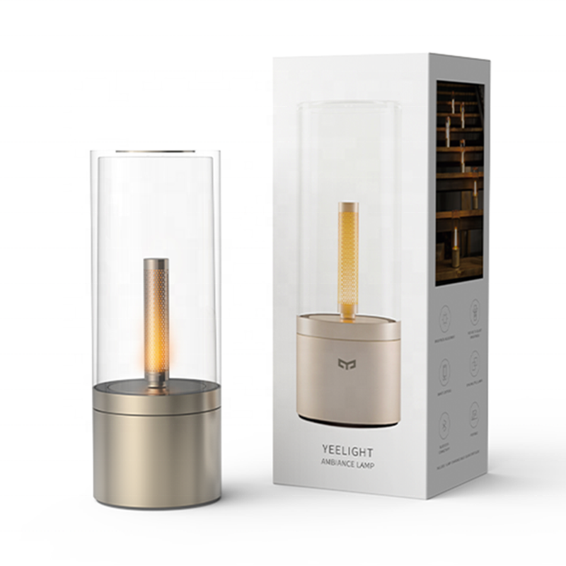 Умная прикроватная лампа YEELIGHT для спальни с подсвечником, регулировка по Wi-Fi, романтическая, теплая