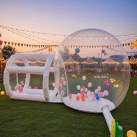 Piscine à balles gonflable Kaluen pour l'extérieur, maison à bulles gonflable pour le camping, grande structure gonflable en PVC pour enfants, château gonflable, trampoline
