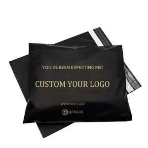 Custom Design Eco-Friendly Compostable Poly Biodegradable Mailer Black Matte Polymailer Plastic Shipping <b>Envelope</b> Poly Bags - Product Image 5