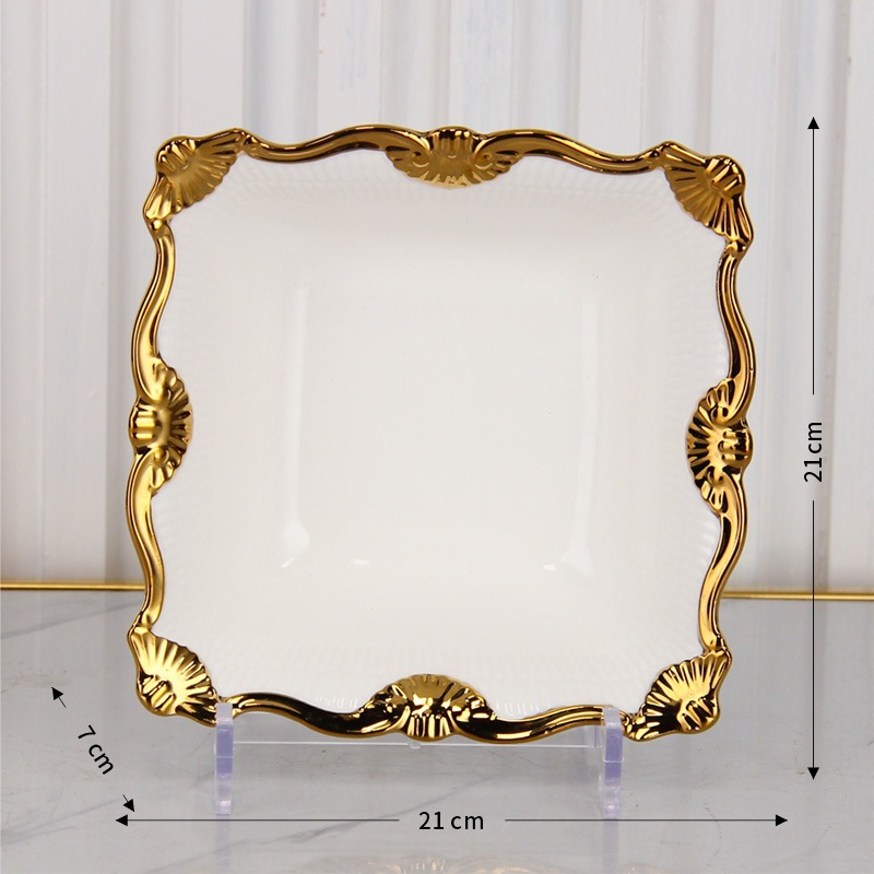 white8inch square bowl