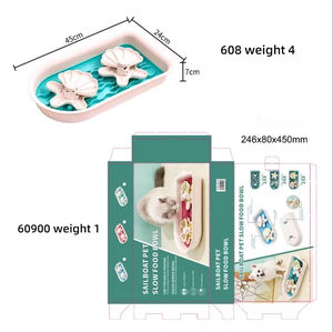 Bunnyhi YZ014 Pet Fun Puzzle Dispensador de golosinas Alimentador Lento para perros Cuenco Antideslizante Cuenco de alimentación lenta para perros Plato para una <span class=keywords><strong>dieta</strong></span> saludable - Product Image 6