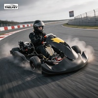 Go Kart de Gasolina para Adolescentes, 200-225cc, 9.5HP, Karting de Pista, Pedal, Potente Sistema de Frenos Hidráulicos, Aprobado por la CE, para Pista de Adultos