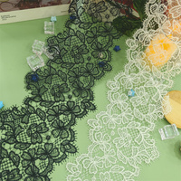 Dentelle française en fil de soie de poisson avec paillettes légères, garniture de dentelle pour robe de mariée, accessoires de soirée