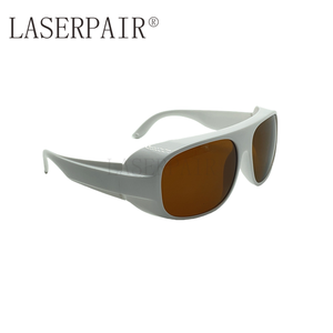 Q-מתג מגן לייזר eyewear 532nm 808nm 1064nm לייזר עור קעקוע הסרת משקפי לייזר עם מסגרת לבנה - Product Image 3