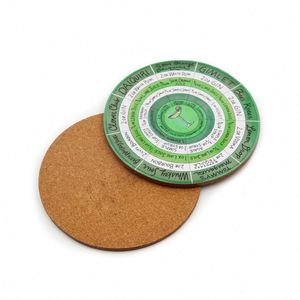 Sous-verres personnalisés de luxe en MDF imprimé, motif Mandala, grand format - Product Image 3
