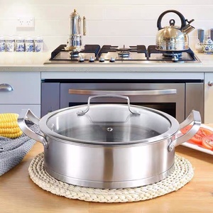 Juego de Ollas y Sartenes de Acero Inoxidable Triple de Grado Alimenticio para Cocina, Olla para Sopa, Olla para Leche, Sartén - Product Image 4