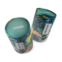 Boîte kraft de luxe écologique, 10 pièces, boîtes rondes en papier pour café et thé, de qualité alimentaire, emballage cadeau en chine