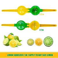 Metalen Citroen Limoenpers, Handmatige Citruspers Juicer