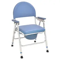 चिकित्सा उपकरण अस्पताल बाथरूम के साथ बुजुर्गों के लिए Foldable सीट मोबाइल शौचालय कमोड पॉटी कुर्सी सीट