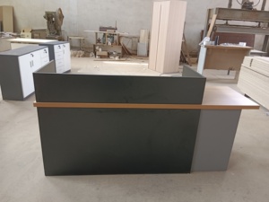 Bàn Lễ Tân Giá Rẻ Thiết Thực Mới Nhất Bàn Văn Phòng Hiện Đại Màu Trắng Bàn Trung Tâm Văn Phòng - Product Image 4