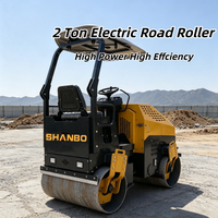 Nouvelle Arrivée : Rouleau Vibratoire à Double Tambour à Changement Rapide avec Moteur Électrique Haute Efficacité