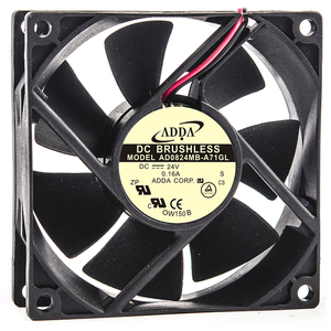ADDA AD0824MB/MS-A71GL DC24V 80*80*25มม. 8025 8ซม. ตลับลูกปืนคู่ตัวแปลงความถี่พัดลมระบายความร้อน - Product Image 2