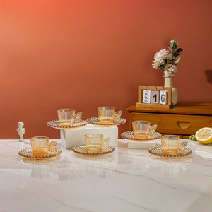 Phong Cách Châu Âu Cốc Thủy Tinh Và Chiếc Đĩa Thiết Lập Với Bướm Xử Lý Xách Tay Món Quà Tổ Chức Sự Kiện Bánh Công Cụ Bao Gồm Khay - Product Image 2