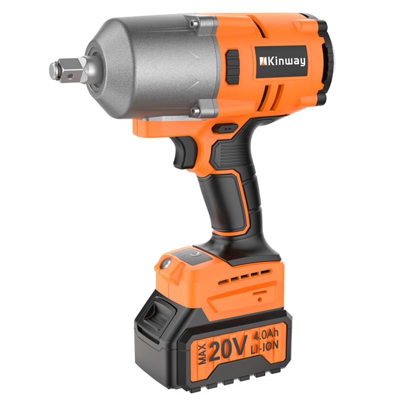 Беспроводной ударный гайковерт Kinway kwiw1901, 1000 нм, 20 в, литий-ионный аккумулятор