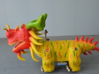 Équipement d'attraction pour aire de jeux publique intérieure/extérieure pour enfants, animatronique en acier grandeur nature à monnayeur, pour centre commercial et aire de jeux