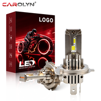 Ampoules de phares LED H4 9003 d'origine pour voiture, 12V 6500K blanc, ampoules de phares halogènes HID 1:1, éclairage à 360°, garantie de 2 ans