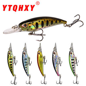 Leurre flottant Minnow 7,5 cm 5 g, appât dur pour la pêche au bar en eau douce et en eau salée, ensemble de matériel de pêche - Product Image 3