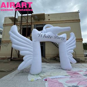 Arc gonflable géant avec ailes Arc gonflable de papillon avec bouteille et écouteurs - Product Image 3