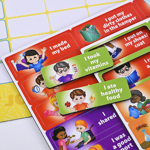 <span class=keywords><strong>Tableau</strong></span> de récompenses magnétique de haute qualité pour réfrigérateur et mur, <span class=keywords><strong>tableau</strong></span> des tâches ménagères pour enfants, jouets éducatifs - Product Image 6